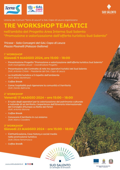 CONTRATTO DI RETE TRA OPERATORI LOCALI - TRE WORKSHOP A TRICASE ORGANIZZATI D...