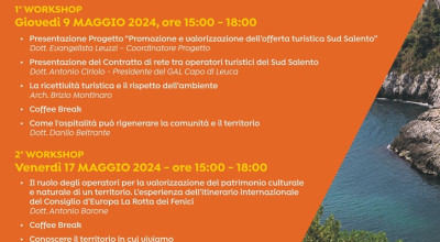 CONTRATTO DI RETE TRA OPERATORI LOCALI - TRE WORKSHOP A TRICASE ORGANIZZATI D...